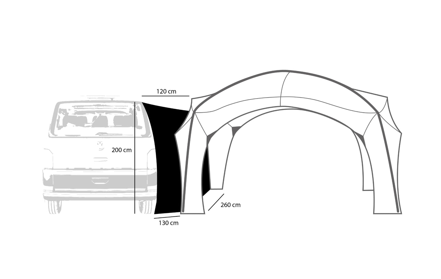 Connection Tunnel - Aerobase Link Camper Van
